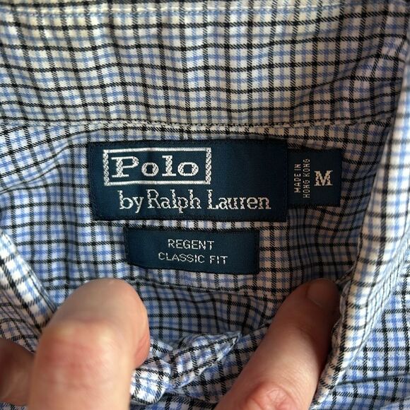 ((2 PIECE)) POLO RALPH LAUREN MENS SHIRT AND SWEATER BUNDLE SIZE MEDIUM - Picture 4 of 7